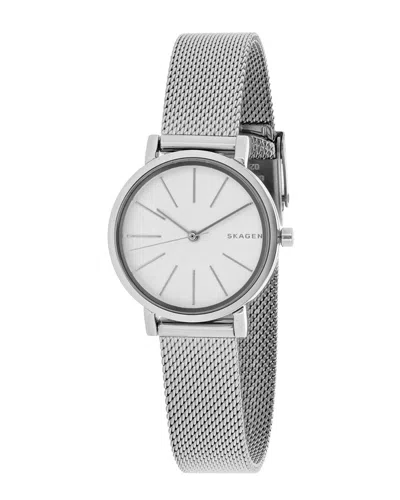 Skagen Freja Quartz Silver Dial Ladies Watch Skw2715