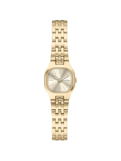 Skagen Mellem Cushion Case 22mm Watch In Gold