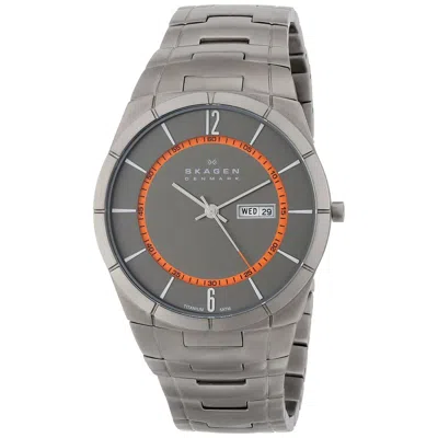 Skagen Men's Classic Grey Dial Watch In Silver