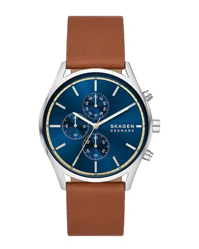 Skagen Holst 42mm Watch In Brown
