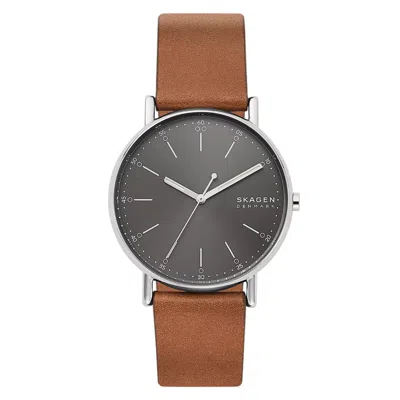 Skagen Men's Signatur Grey Dial Watch In Gray