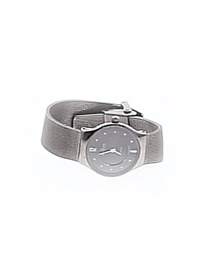 Pre-owned Skagen Watch In Silver