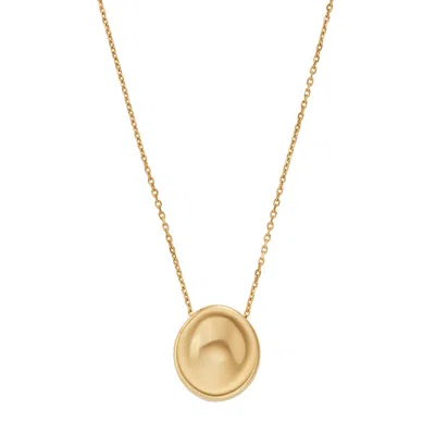 Skagen Women's Anja Pebble Gold-tone Stainless Steel Pendant Necklace