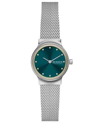 Skagen Women's Freja Lille Quartz Two-hand Silver Stainless Steel Watch 26mm In Metallic