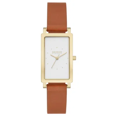 Skagen Women's Hagen Lille White Dial Watch In Orange