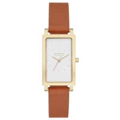 Skagen Women's Hagen Lille White Dial Watch In Orange