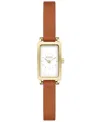 Skagen Women's Hagen Micro Two Hand Brown Pro-planet Leather 30mm In Brown