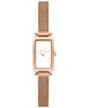 Skagen Women's Hagen Micro Two Hand Rose Gold-tone Stainless Steel 30mm In Rose Gold-tone