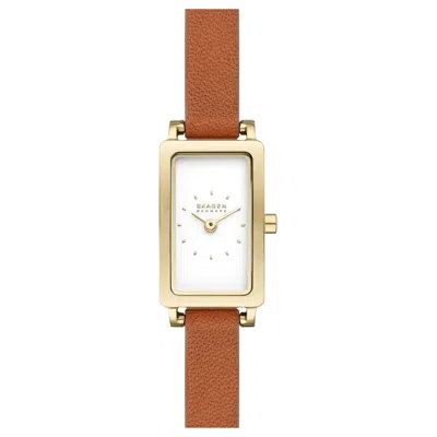 Skagen Women's Hagen Lille White Dial Watch In Orange