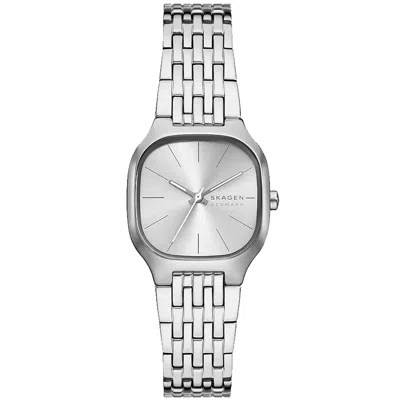 Skagen Women's Mellem Lille Quartz Three-hand Silver Stainless Steel Watch, 28mm
