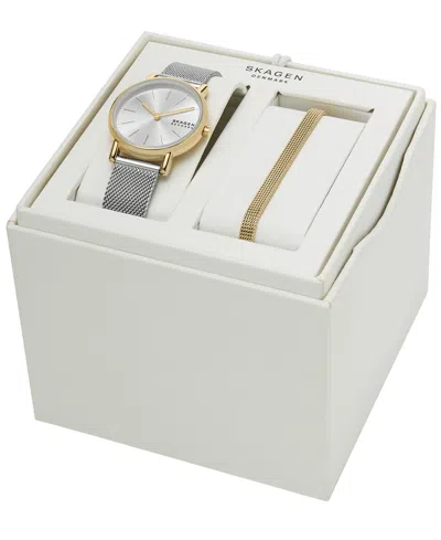 Skagen Women's Signatur Lille Quartz Two-hand Silver Stainless Steel 30mm