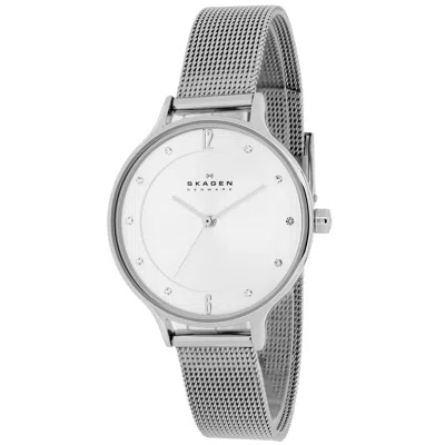 Skagen Anita Lille Mesh-strap 30mm In Metallic