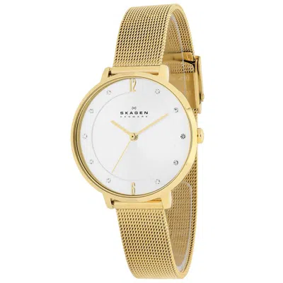 Skagen Anita Mesh 30mm Watch In Gold