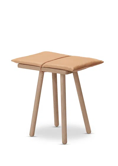 Skagerak Georg Jubilee Stool In Oak / Leather
