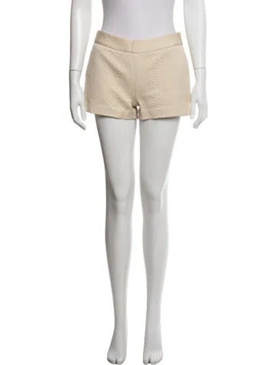 Pre-owned Skaist-taylor Animal Print Mini Shorts In Neutral