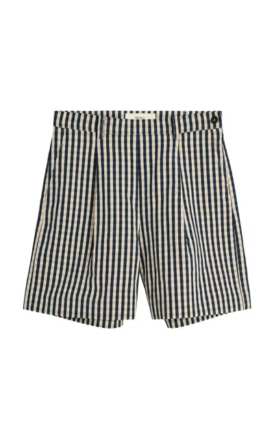 Skall Nino Cotton-linen Shorts In Multi