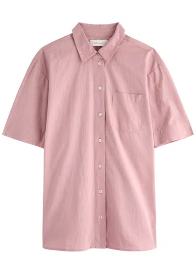 Skall Studio Aggie Cotton-blend Shirt In Light Pink
