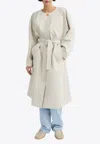 Skall Studio Bayville Belted Coat In Neutral