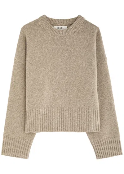 Skall Studio Campa Wool Jumper In Beige