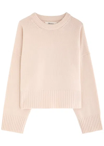 Skall Studio Campa Wool Jumper In Light Pink