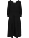 Skall Studio Carole Midi Dress In Black