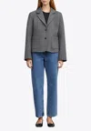 Skall Studio Claire Wool Blazer In Gray
