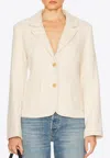 Skall Studio Claire Wool Blazer In White