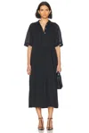 Skall Studio Dot Shirt Dress In Black