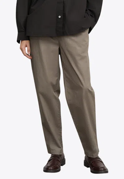 Skall Studio Edgar Straight-leg Pants In Brown