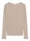 Skall Studio Edie Cardigan In Green