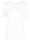 Skall Studio Edie Pointelle Tee In White