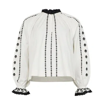 Skall Studio Ella Blouse In Off-white