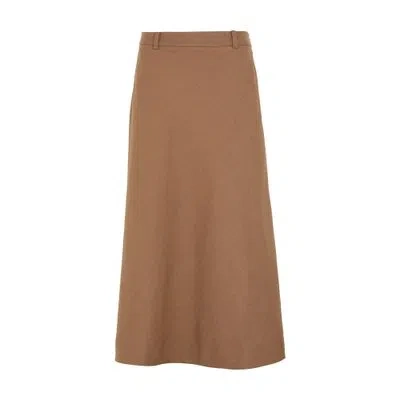 Skall Studio Emina Long Skirt In Brown