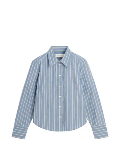 Skall Studio Fauna Striped Shirt In Blue