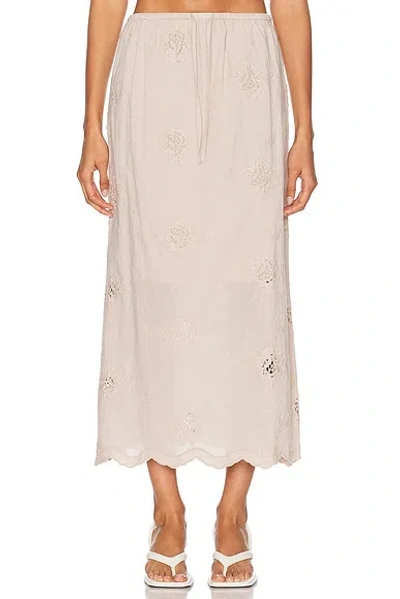 Skall Studio Isla Skirt In Neutral