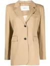 Skall Studio Joan Twobtn Tailored Blazer In Brown