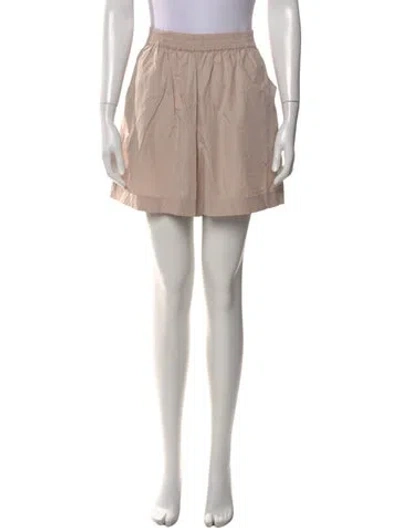 Pre-owned Skall Studio Linen Mini Shorts In Neutral
