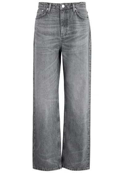 Skall Studio Maddy Straight-leg Jeans In Light Grey