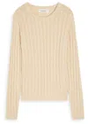 Skall Studio Marcel Cable-knit Cotton Jumper In Brown