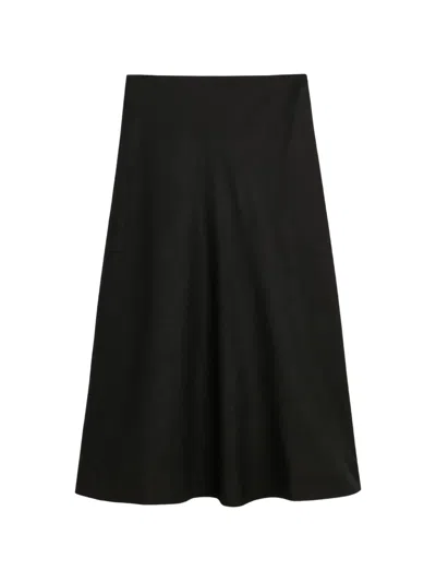 Skall Studio Mila Bias-cut Skirt In Black