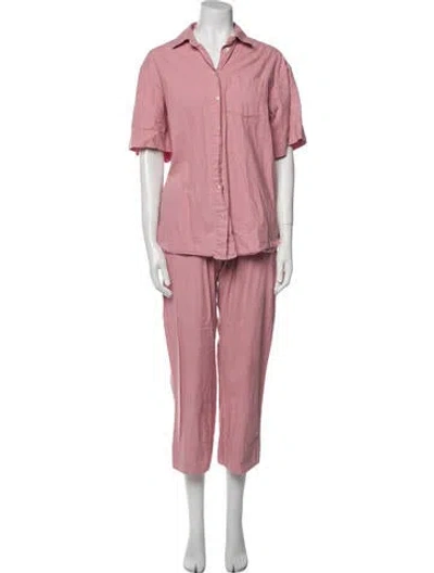 Pre-owned Skall Studio Pant Set In Pink