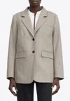 Skall Studio Residence Wool Blazer In Neutral