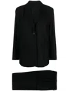 Skall Studio Single-breasted Recycled Wool Suit In Black