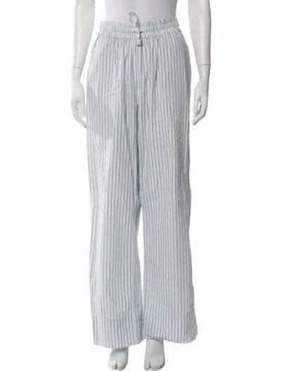 Pre-owned Skall Studio Striped Wide Leg Pants In Multi