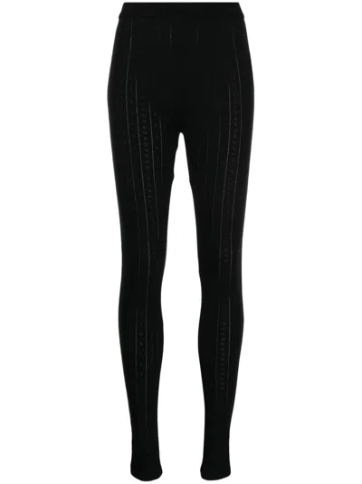 Skall Studio T-edie Pointelle Leggins In Black