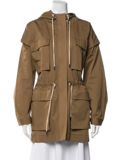 Pre-owned Skall Studio Utility Jacket In Brown