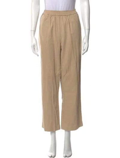 Pre-owned Skall Studio Wide Leg Pants In Brown