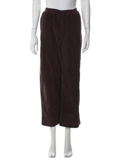 Pre-owned Skall Studio Wide Leg Pants In Brown