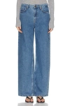Skall Studio Allison Cropped Straight-leg Jeans In Washed Blue