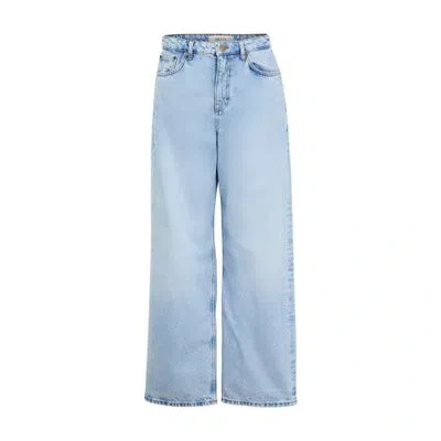 Skall Studio Willow Wide-leg Jeans In Blue